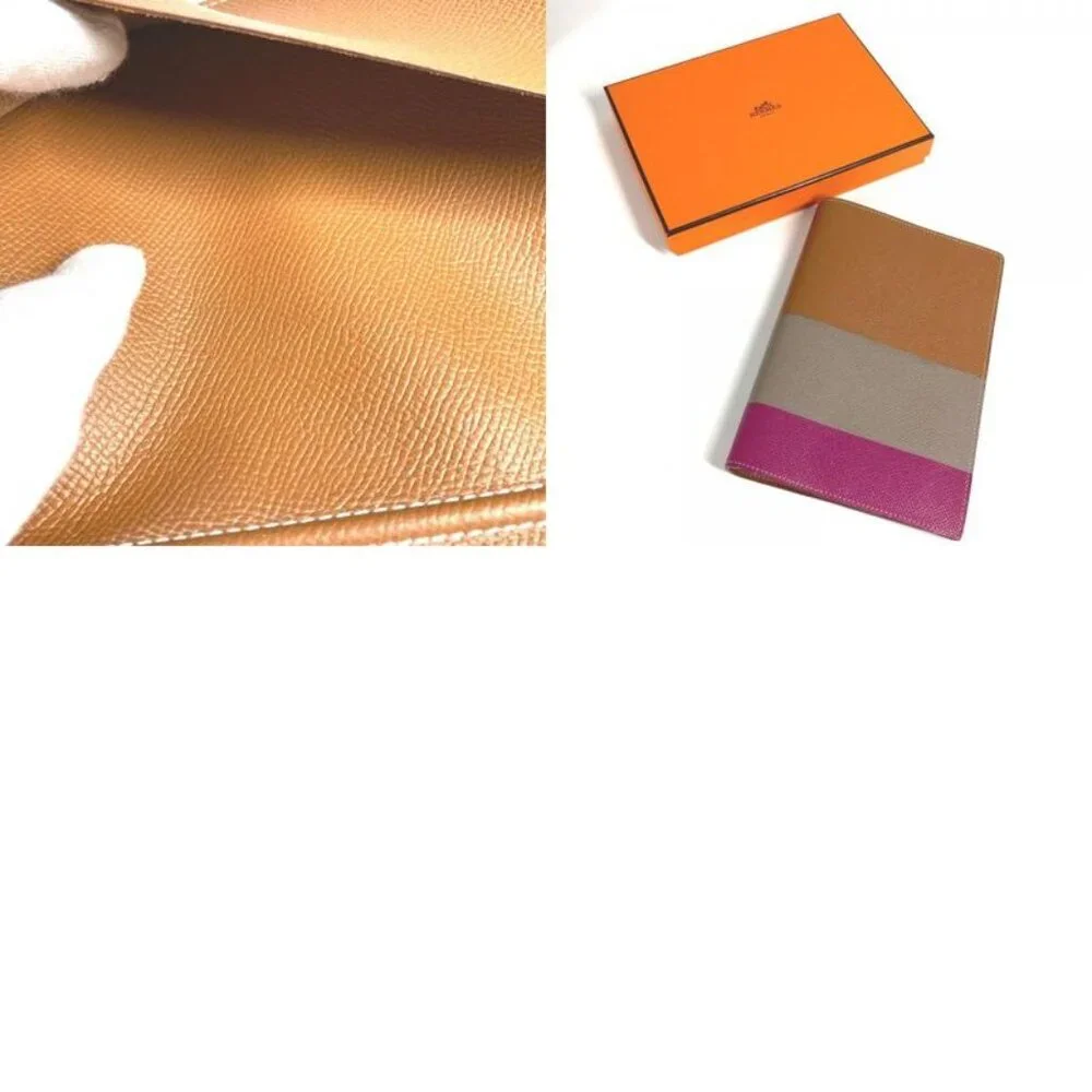 Hermes Notebook Cover Globetrotter Agenda Epson Brown